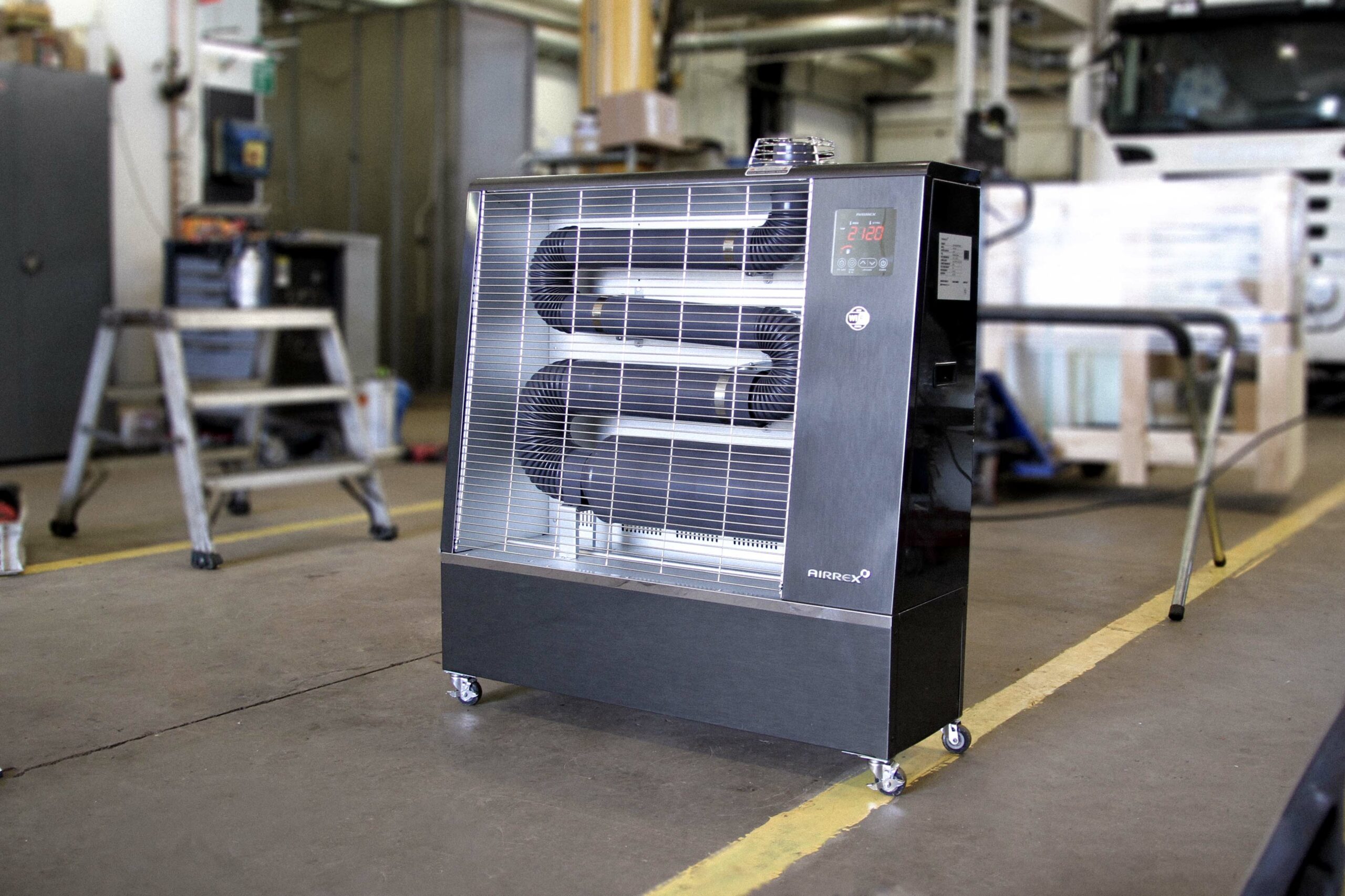 Stadium misdrijf Viva AIRREX AH-300i infrarood kachel -15kW heater – verwarming op diesel – 100%  verbranding – NIEUW – zonder rookgasafvoer – zeer lage stookkosten! –  Vansteegtuinmachines